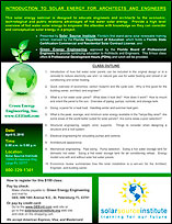 Introduction to Solar Energy for Architects and Engineers Introduction to Solar Energy for Architects and Engineers